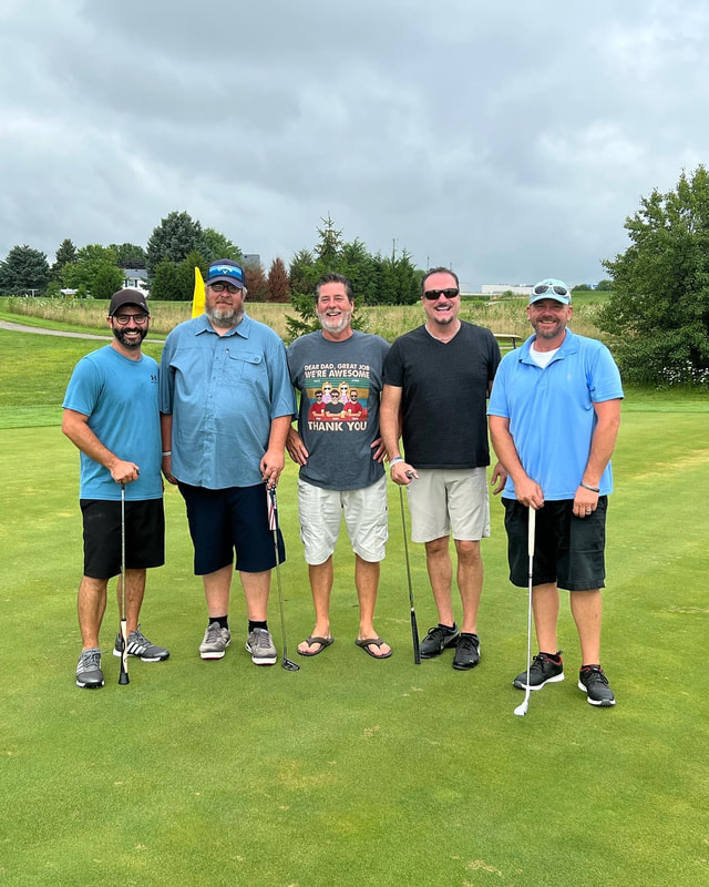 Golf Team at Chasing Greatness Golf Scramble