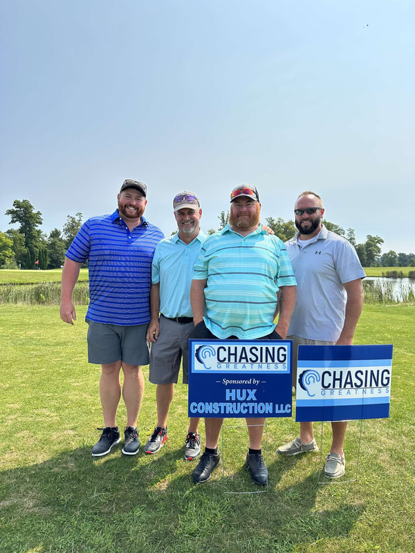 Golf Team at Chasing Greatness Golf Scramble